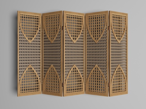  现代屏风隔断3d模型3d模型 