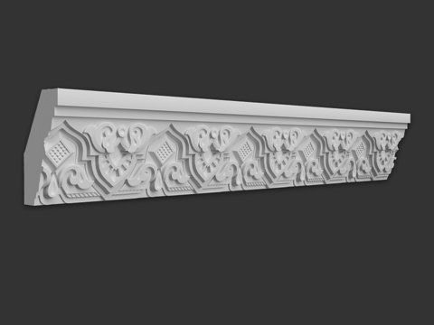  装饰檐口 SK3203d模型 
