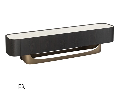  OM电视柜 Fratelli Barri BITTI款3d模型 