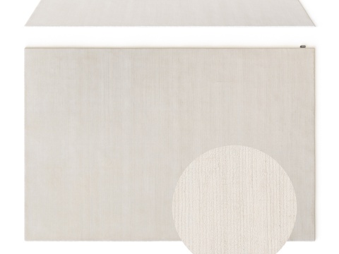  人造丝Decaro地毯D1000253d模型 