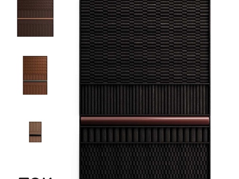  (OM) 面板碎片系列 Tok Furniture3d模型 