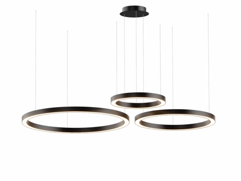  LED吊灯Corona水平环形403d模型 