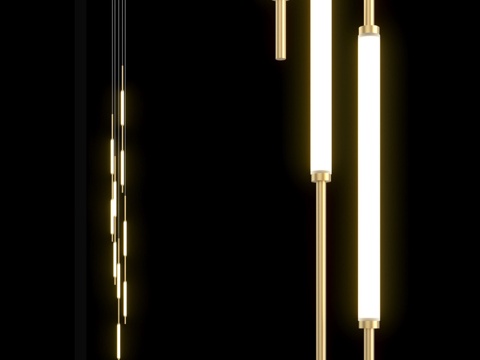  楼梯及辅助照明用长吊灯 IT-Pie3d模型 