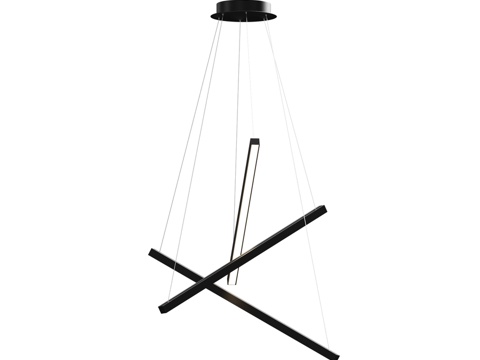  LED吊灯Line Cascad 3x750mm OM3d模型 