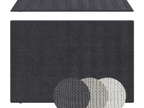  羊毛地毯 Decaro Rugs D110027 D11003d模型 