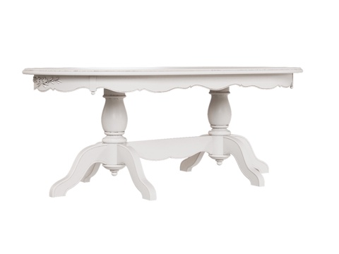  OM经典风格椭圆伸缩桌3d模型 