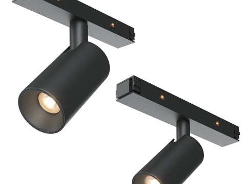  Focus Led Basity轨道灯3d模型 