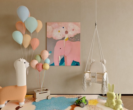  儿童挂画3d模型 