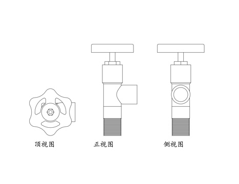 燃气分气阀 燃气多路阀 燃气集管阀 燃气分配阀 燃气总管阀cad施工图