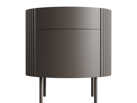  艺织品蒙克床头柜3d模型 