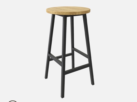  Stal-Massiv品牌半高吧凳SMH-633d模型 