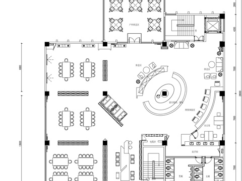 书咖书店CAD 图书馆CADcad施工图