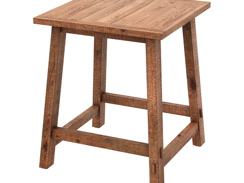  北欧简约凳子 凳子 简约凳子 木质凳子 矮凳3d模型 