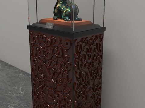  现代展示台3d模型 