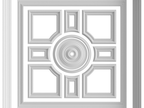  天花板组合 No. 983d模型 
