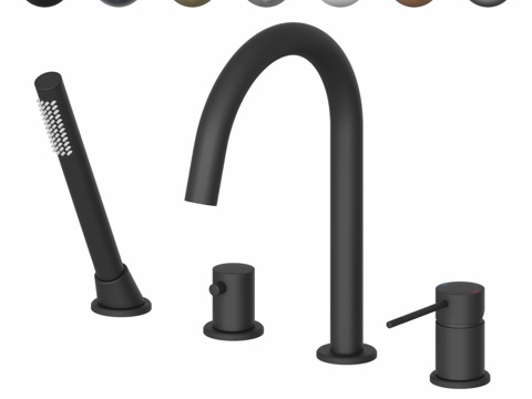  嵌入式浴缸龙头Saona 23203d模型 