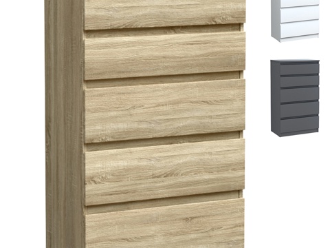  蒂姆五抽屉柜3d模型 