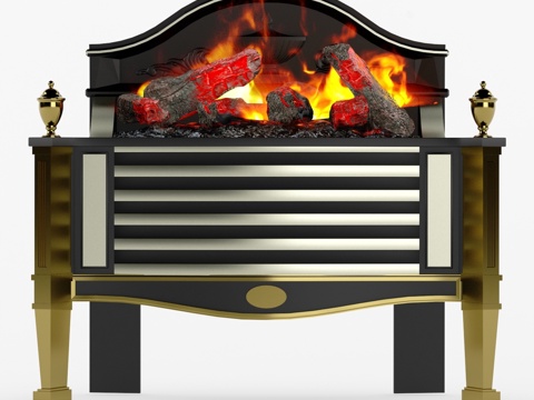  OM Rothesay壁炉3d模型 