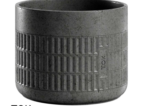 (OM) 系列花盆 烧结砖 P25 Tok家具3d模型