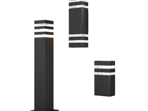  椴树下的灯具3d模型 