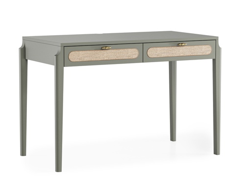  OM藤编书桌配藤编饰边 VS.WT1.1183d模型 