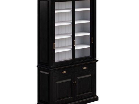  TIMELESS 展示柜（双层）3d模型 