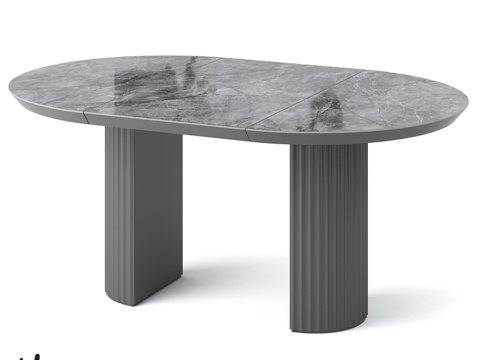  (OM) Balia伸缩餐桌3d模型 