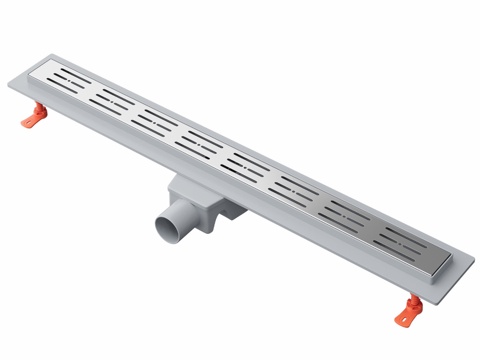  OM淋浴排水盘（托盘）EWRIKA 80厘米带雨滴格栅3d模型 