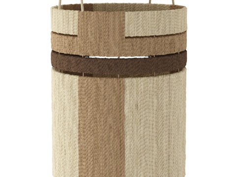  OM_民族系列Bongo巧克力藤编篮3d模型 