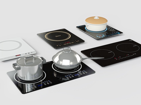 现代电磁炉su模型