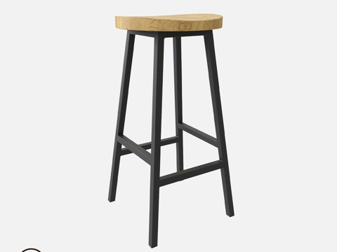  Stal-Massiv品牌半高吧凳SMH-653d模型 