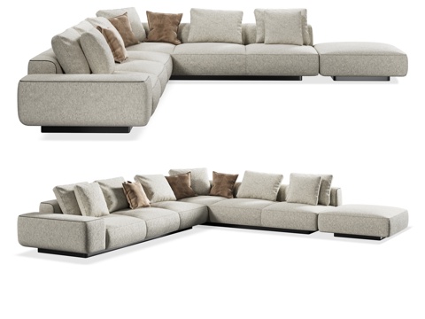  FIFTYFOURMS Leggero沙发3d模型 