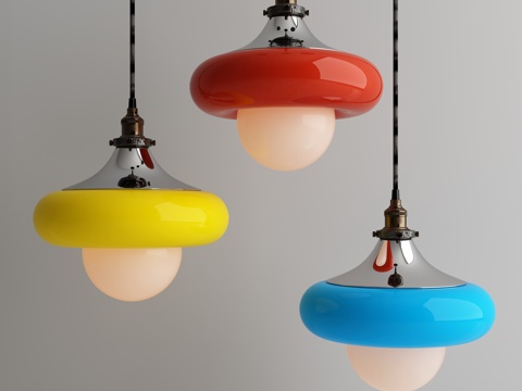  现代吊灯3d模型 