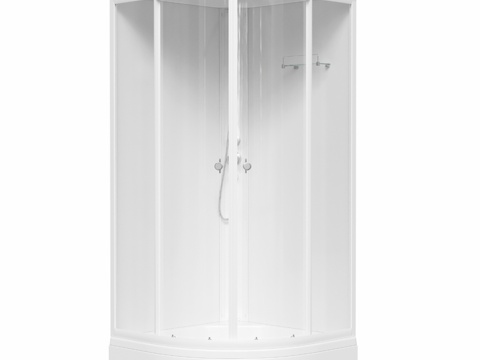  OM淋浴房DIWO诺夫哥罗德90x90深托盘款3d模型 