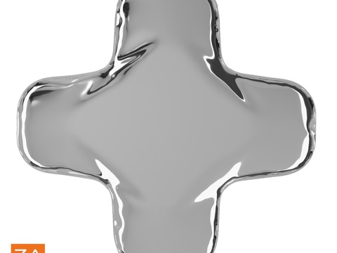  OM BRANO 镜面十字3d模型 