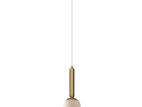  07530-1A,36 蒙斯黄铜吊灯3d模型 