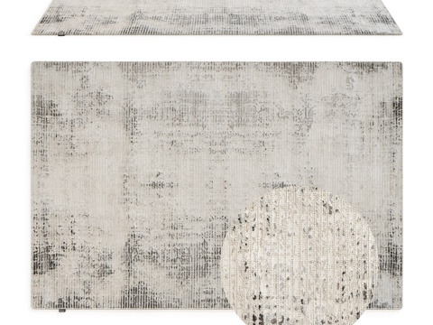  人造丝地毯 Decaro Rugs D1100243d模型 