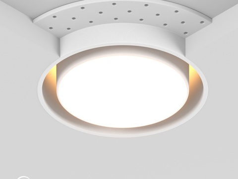  OM灯具 SP-ARCLOOP-无边框-D180-20W3d模型 