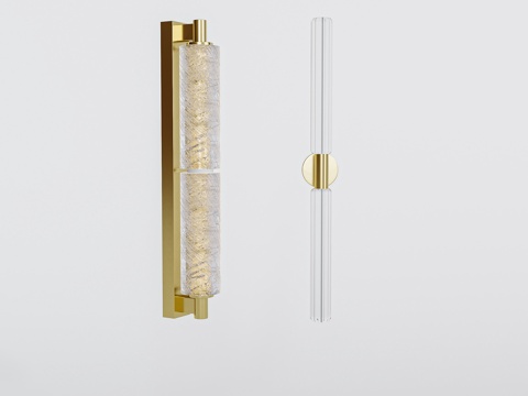  现代壁灯 金属壁灯3d模型 