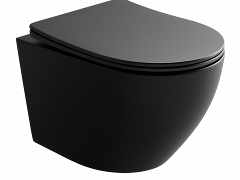  OM悬挂式马桶 Uno 无边沿 CN11001MB3d模型 