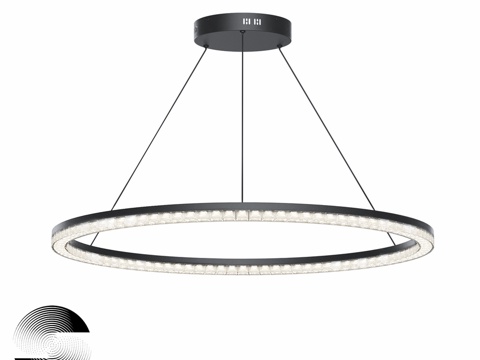  LED灯具，黑色，透明材质，LED，543d模型 