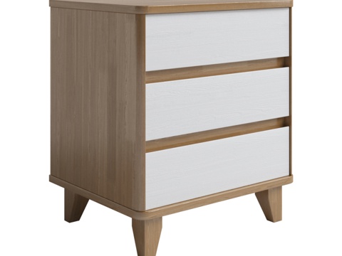  Elysium床头柜3d模型 