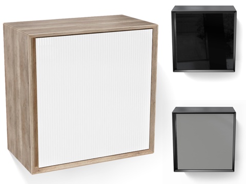  玻璃壁柜3d模型 