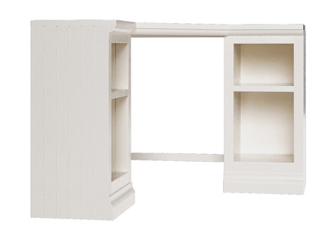 OM海岸边书柜组合角桌3d模型