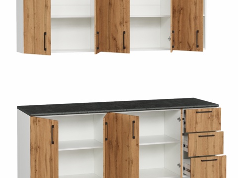  OM厨具套装Domaci Bologna 2600（选项2）3d模型 