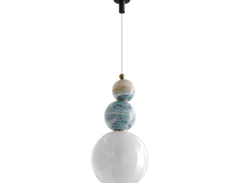  LASVIT 宇宙超级月亮吊灯 - CL094PA3d模型 