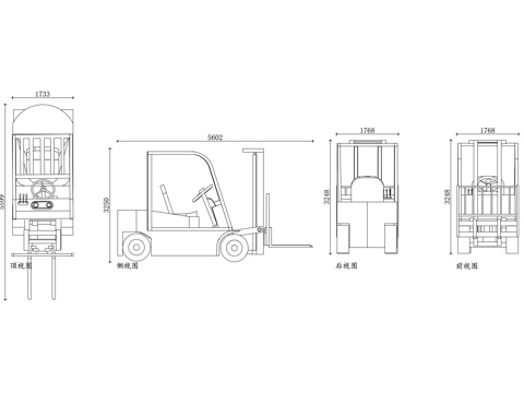 平板拖车 手拉拖板车 搬运拖板车 平板手推车 货物拖板车cad施工图