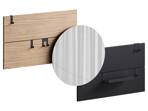  OM Stripe Horizontal Hanger M3d模型 