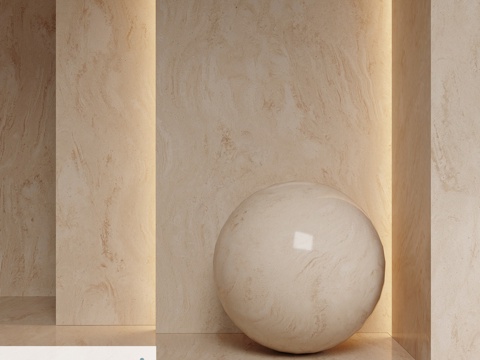  亚克力石 GRANDEX M-703 水草纹3d模型 