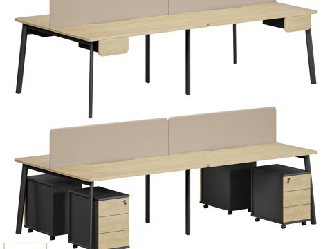  OM FLEX长凳（4工位）3d模型 